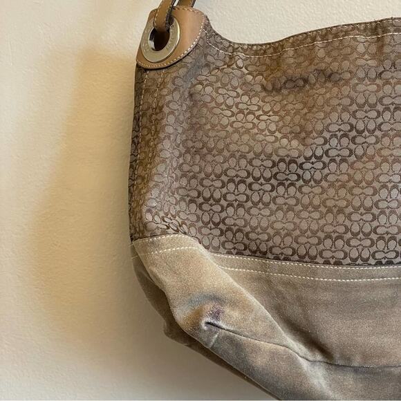 Coach shoulder bag leather ware eat. 1941 suede - Picture 2 of 10